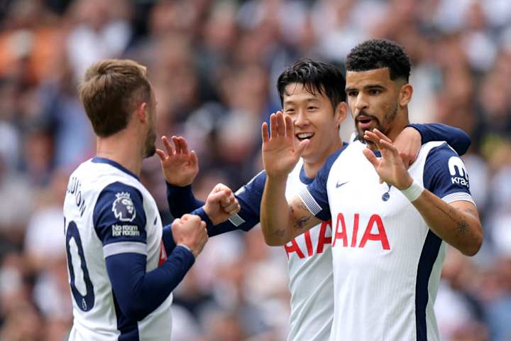 Dominic Solanke, James Maddison, Son Heung-Min