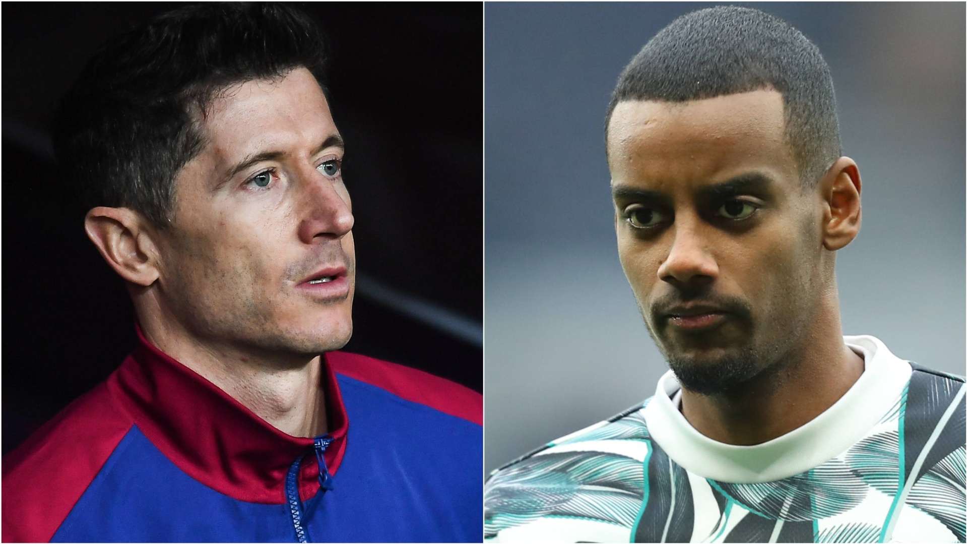 Robert Lewandowski, Alexander Isak