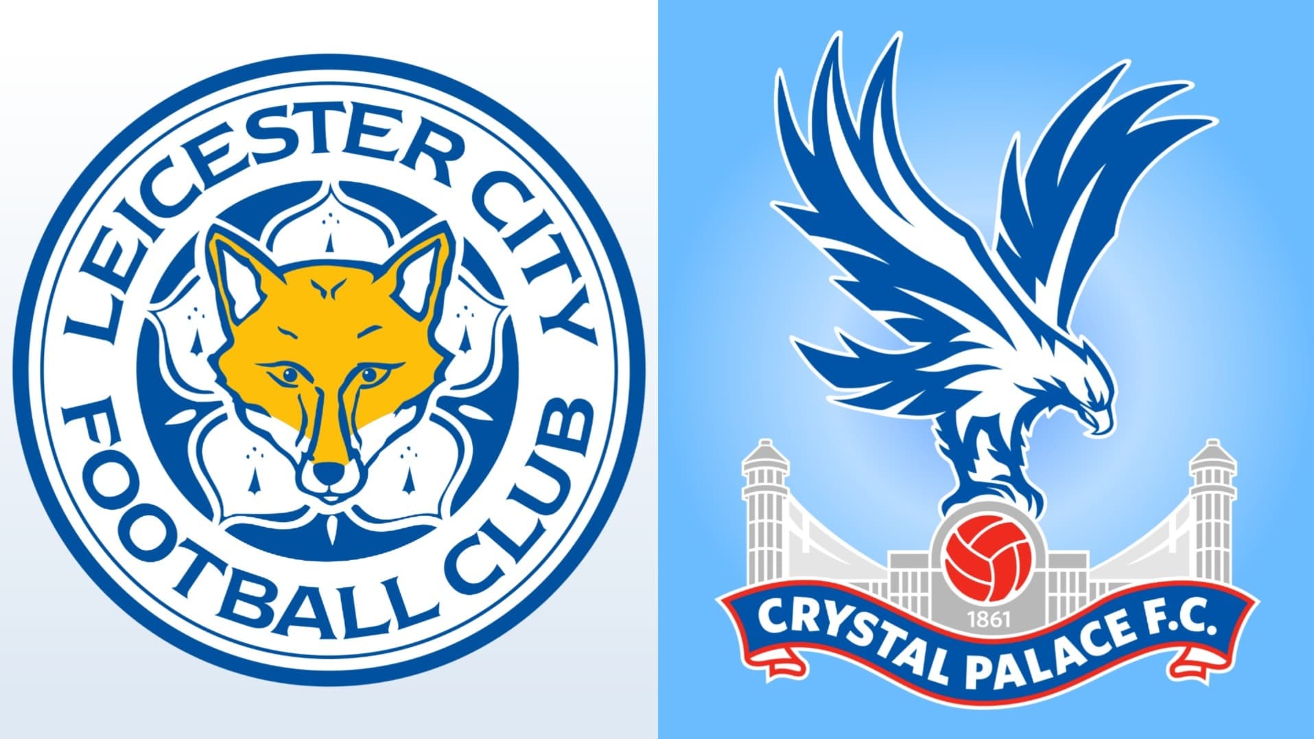 Leicester, Crystal Palace badges