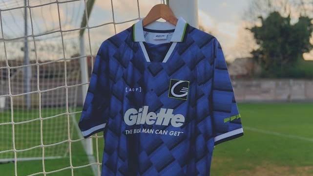 Gillette's new football shirt