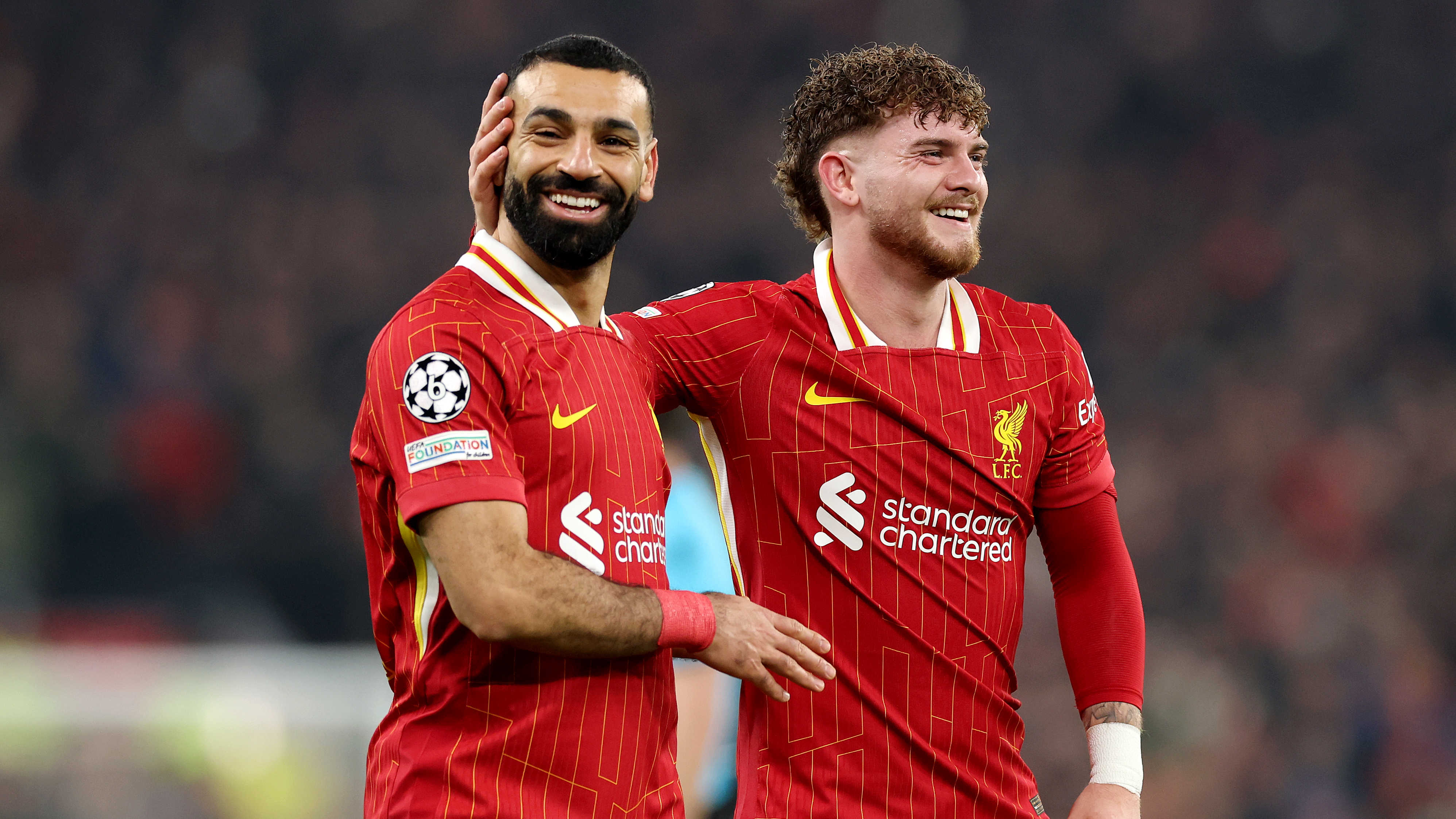 Harvey Elliott, Mohamed Salah