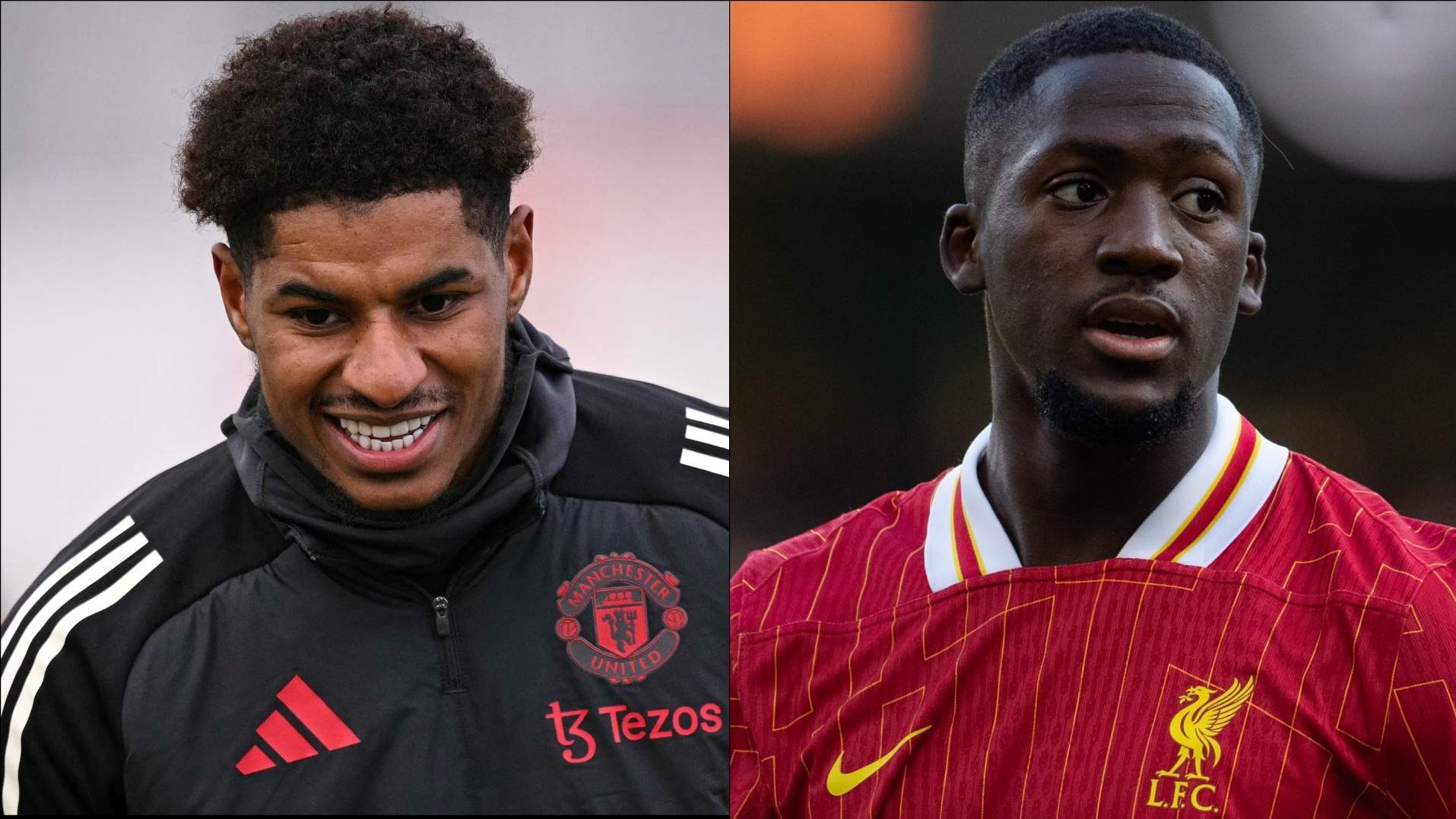 Marcus Rashford, Ibrahima Konate