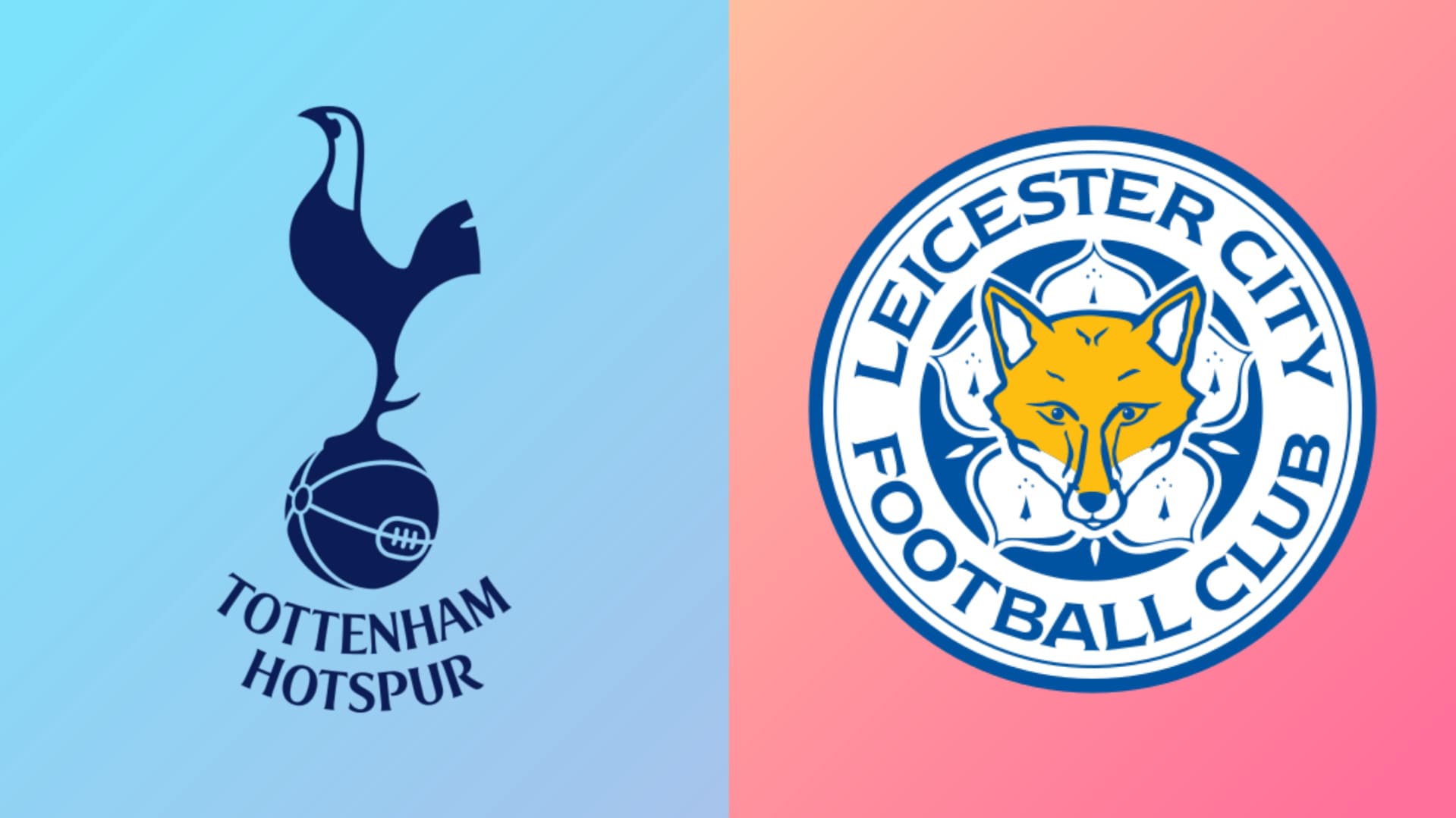 Tottenham and Leicester badges