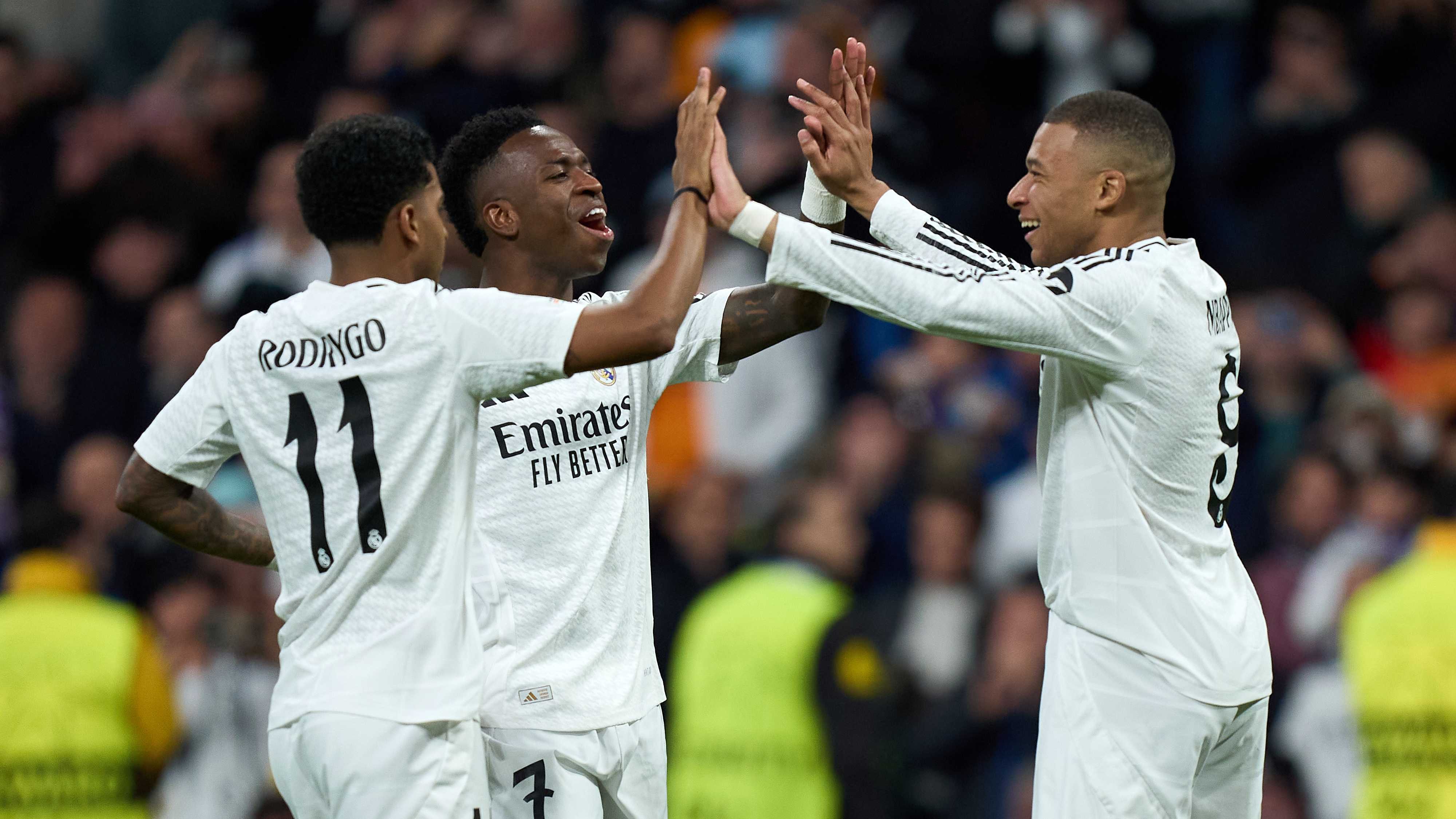 Kylian Mbappe, Rodrygo Goes, Vinicius Junior